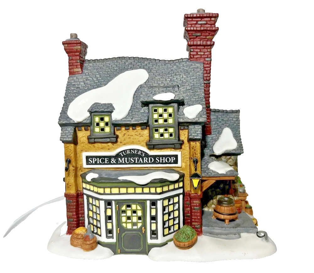 Dept 56 Turners Spice and Mustard Shop Christmas Village #56.58724 w/box